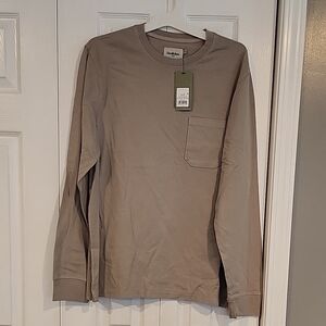Goodfellow & Co Taupe Long Sleeve Tee